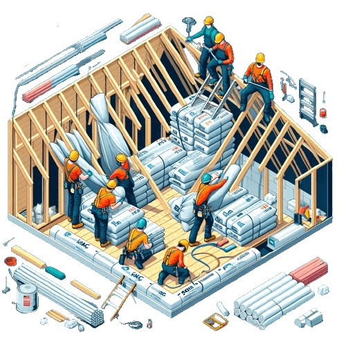 Isolation ISOSAC/ROCKBAG à Pacé près de Rennes