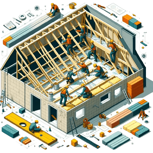 Isolation par Contre-Chevronnage à Pacé près de Rennes